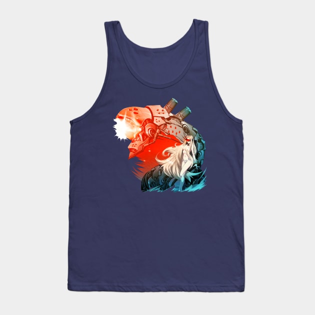 Red Horizon - Eva - Harnessing Chaos Tank Top by JascoGames